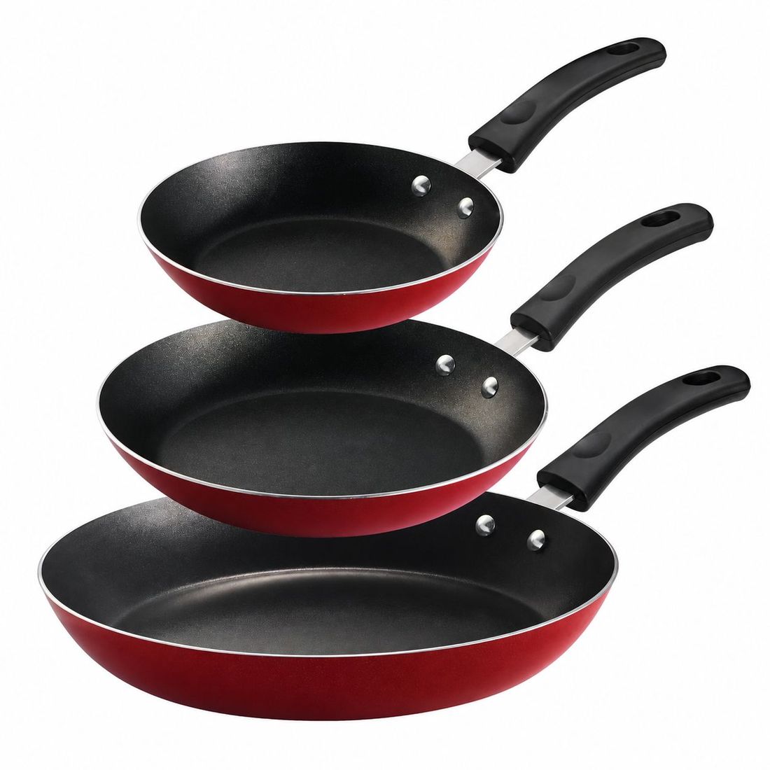 Fry Pan Set — Red